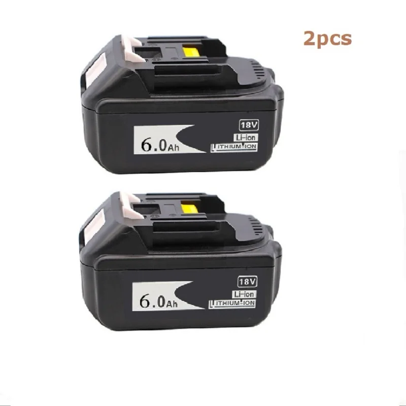 

Аккумулятор для Makita BL1815 1830 1835 1815N 1820B 1830B 1840B 1850B 1860B 1890 1840 1845 BL1860 LXT-400, 2 шт.