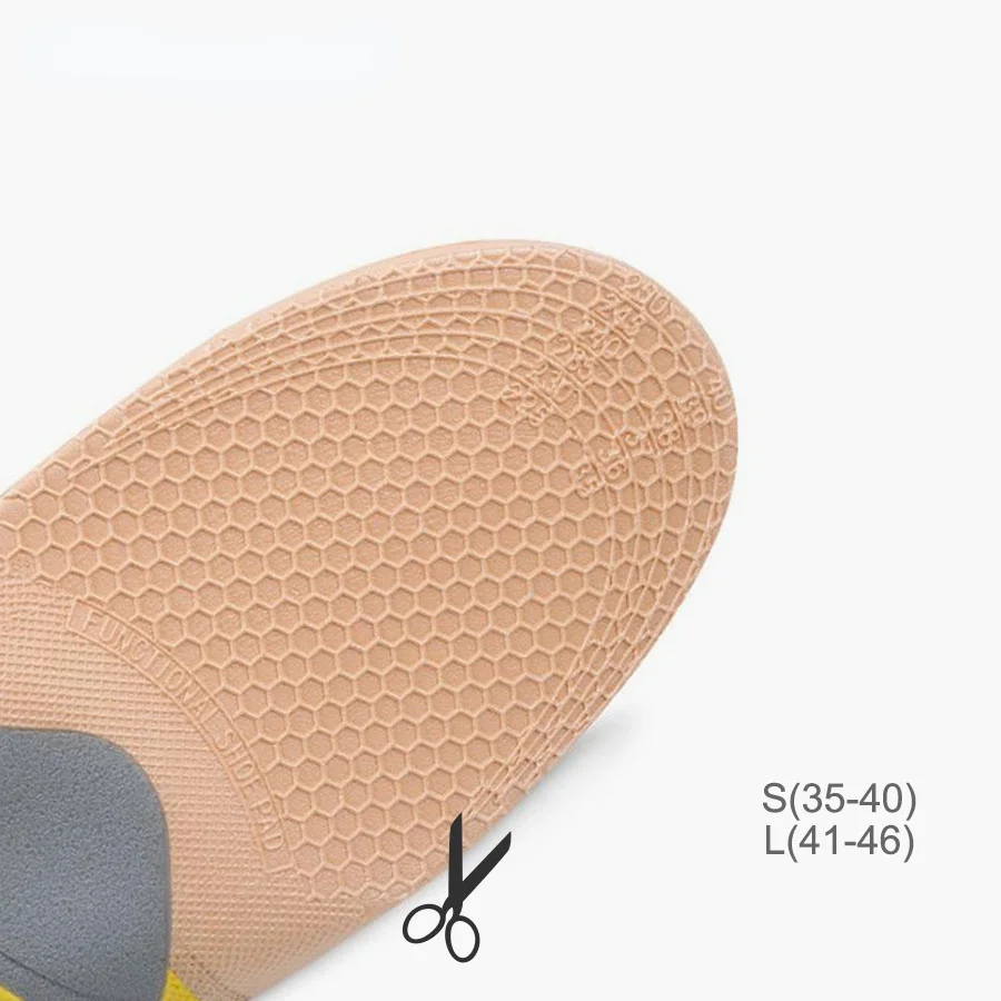 Orthopedic Insoles Orthotics Flat Foot Health Sole Pad For Shoes Insert Arch Support Pad For Plantar fasciitis Feet Care Insoles images - 6