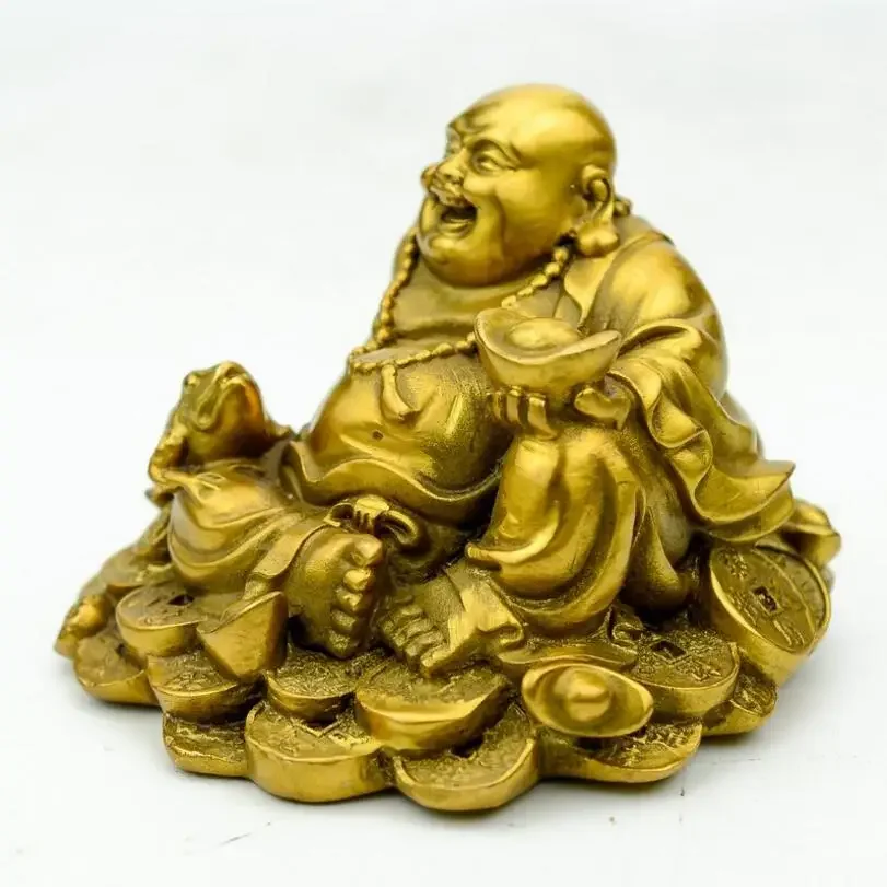 Монета из чистой меди Золотая жаба сумка Будды Юаньбао предметы интерьера