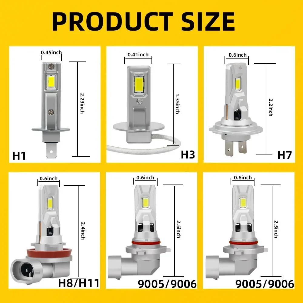 2 шт. для Peugeot 308 2009-2013 2014 2015 2016 2017 2018 2019 автомобильные светодиодные фары дальнего