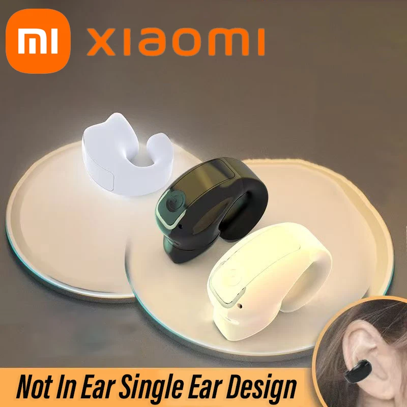 Фото Xiaomi GD28 Bluetooth-гарнитура с костной проводимостью, не вкладыши, дизайн с одним ухом, бизнес, спорт, фитнес, бег, гарнитура с зажимом для ушей №1
