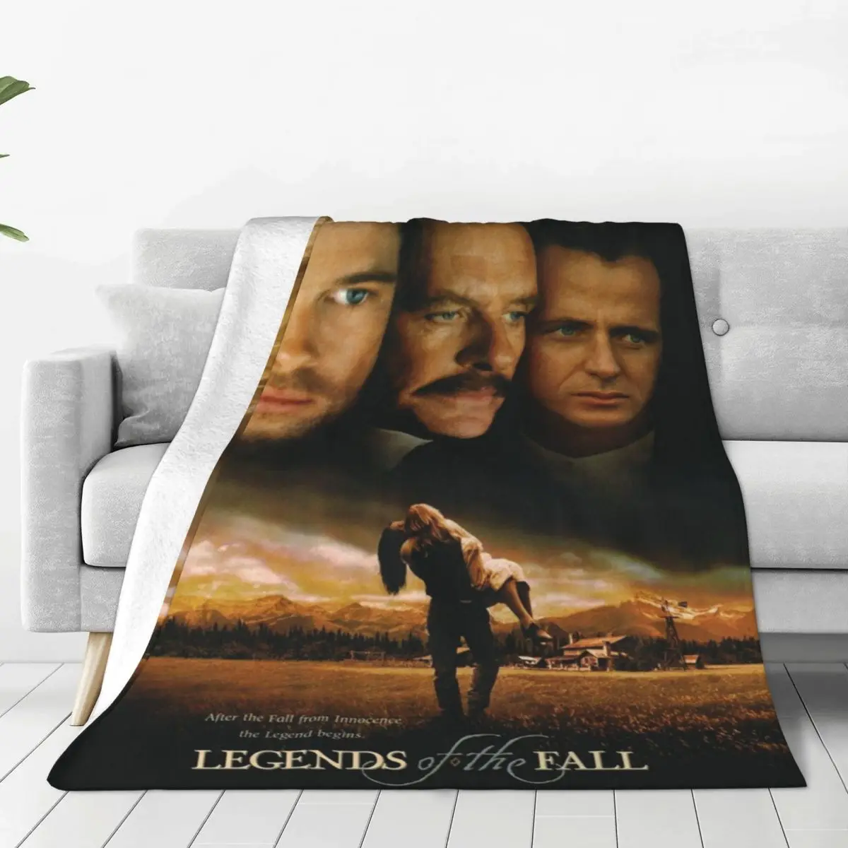 

Legends Of The Fall Flannel Blanket Western Romantic Story Super Warm Throw Blanket for Chair Camping Bedspread Sofa Bed Cover