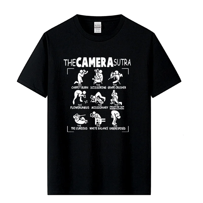 

The Camera Sutra Photography Hip Hop Printed T Shirt Short Sleeve Gift T-Shirts Tshirts