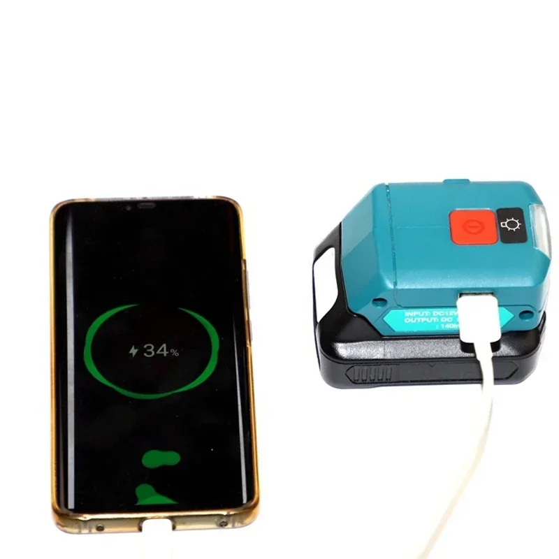 Зарядное устройство BL1021B Рабочая лампа ML103 фонарик внешний аккумулятор USB BL1016 для