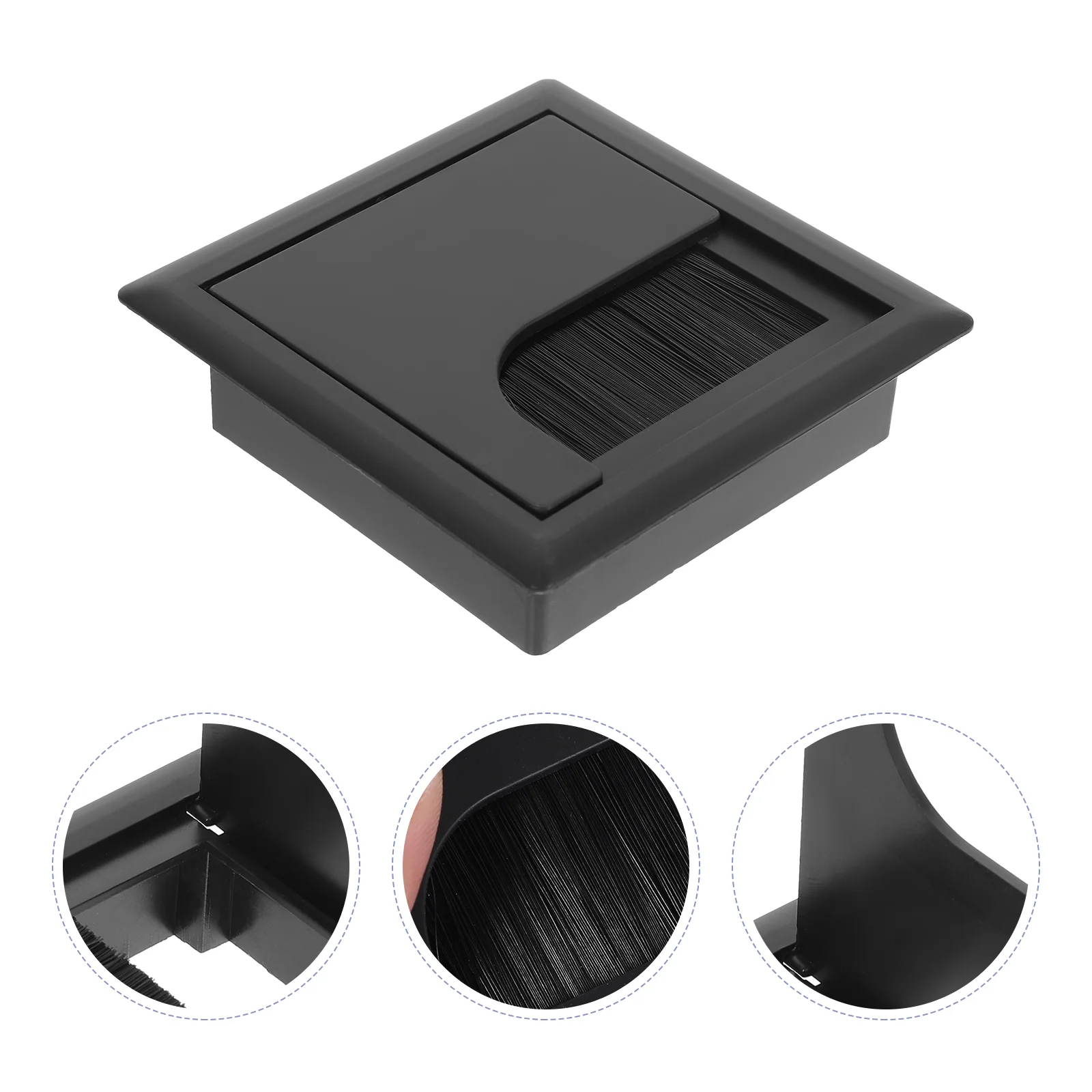 

4pcs Cable Grommet Desk Table Wire Hole Cover For Home Office Cable Storage