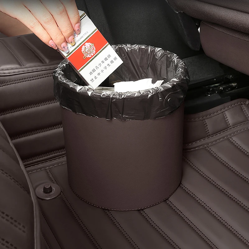 Круглая мусорная корзина для Hyundai Tucson NX4 Sonata DN8 NEXO Santa Fe greatatos Solaris Loniq 2020 2021 2022 2023