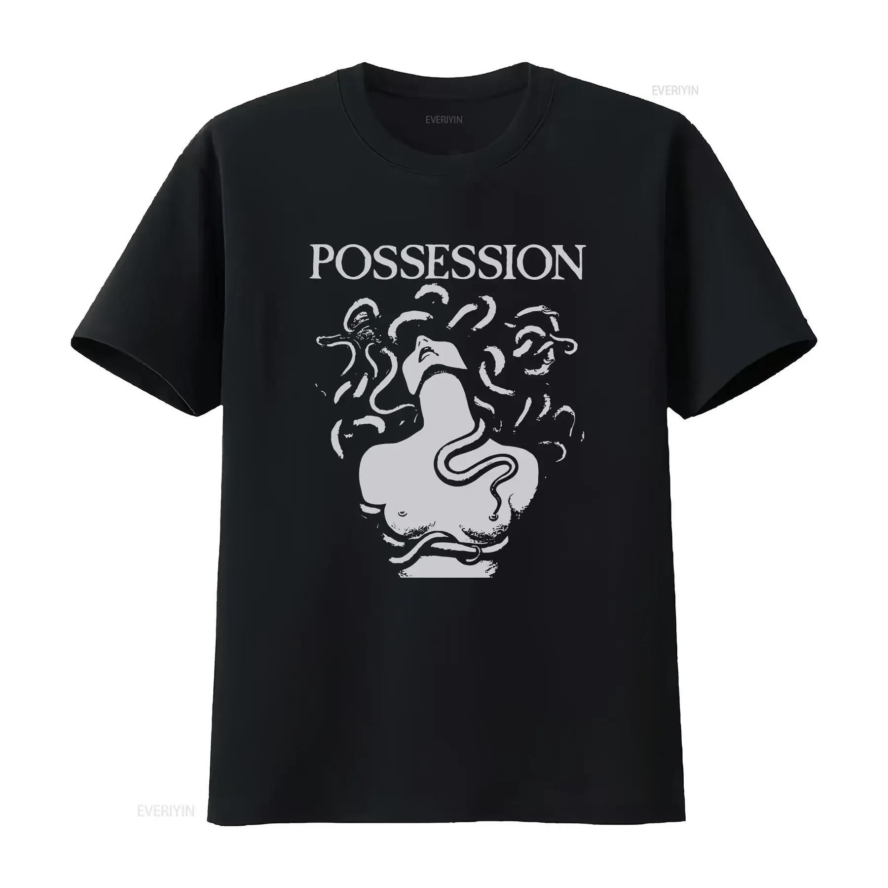 Фото Футболка POSSESSION 1981: культовые фильмы ужасов, Суспирия, Дэвид Линч, Хаусу, Санта Сангре, Дарио Ардженто, Мерзбоу, Кроненберг, Алегрехо №1