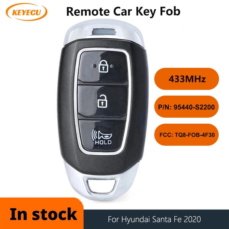 KEYECU OEM P/N: 95440-AA000 для Hyundai Elantra 2021 2022 433 МГц NYOMBEC5FOB2004 оригинальная фотокамера без ключа с 5 кнопками