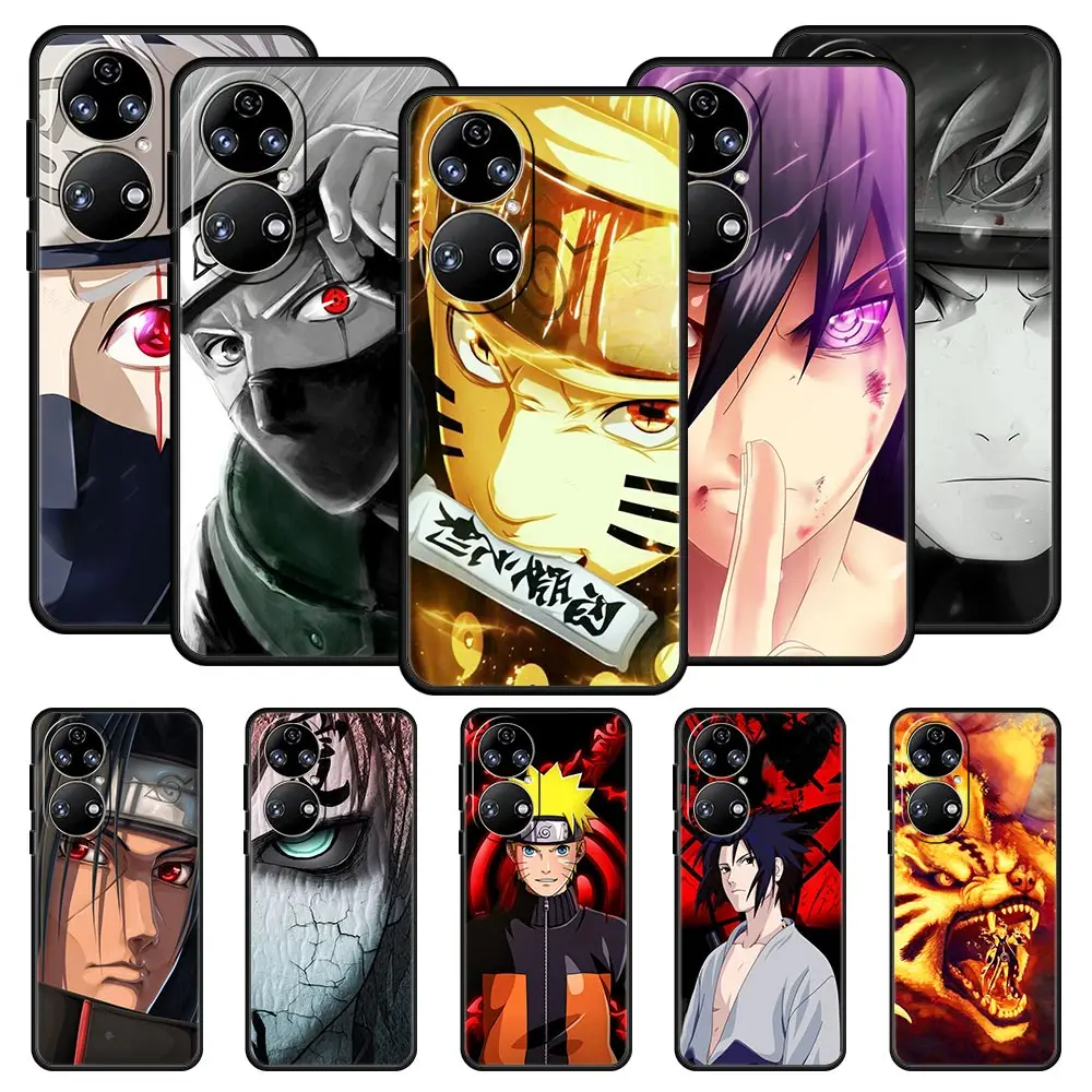

Naruto Kakashi Sasuke Uchiha Phone Case For Huawei P50 P30 Pro P20 P40 Lite E P Smart Z 2021 Y6 Y7 Y9 2019 Y6p Y9s Y7a Cover