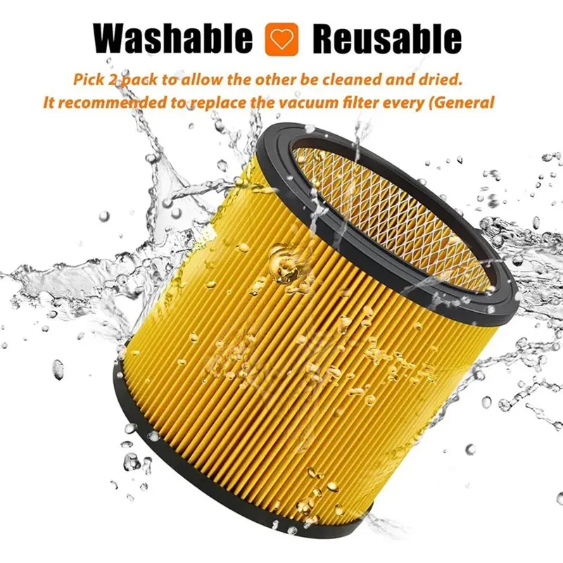 Фото [B25B!] Сменный фильтр для пылесосов Vacmaster 5-20 галлонов/пылесосов Hart Shop 5-17 галлонов — заменяет фильтр Hart VCFS 3701/фильтр VCFF. №2
