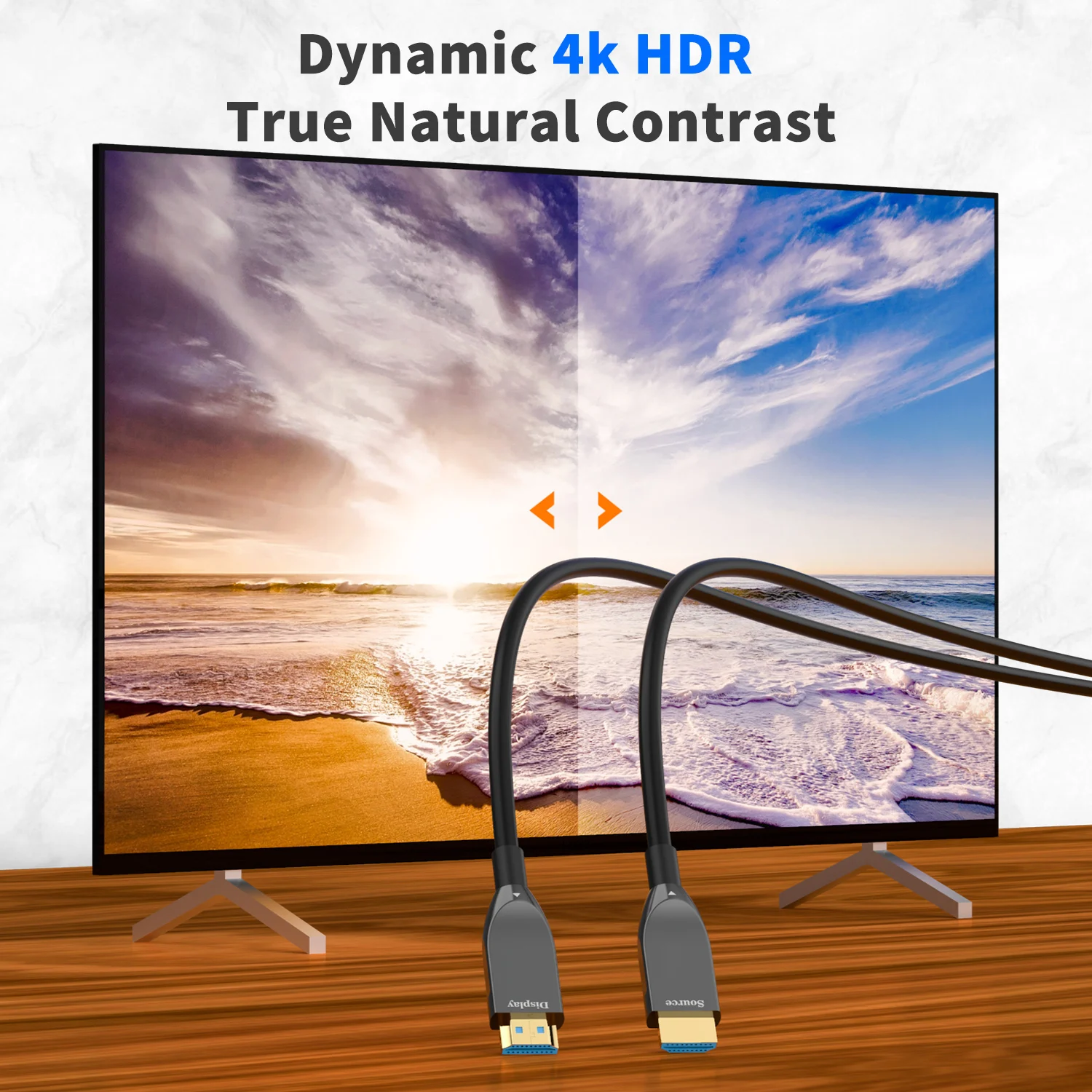 Волоконно-оптический кабель совместимый с HDMI 4K 60 Гц 2 0 2.0b 18 Гбит/с Ультра