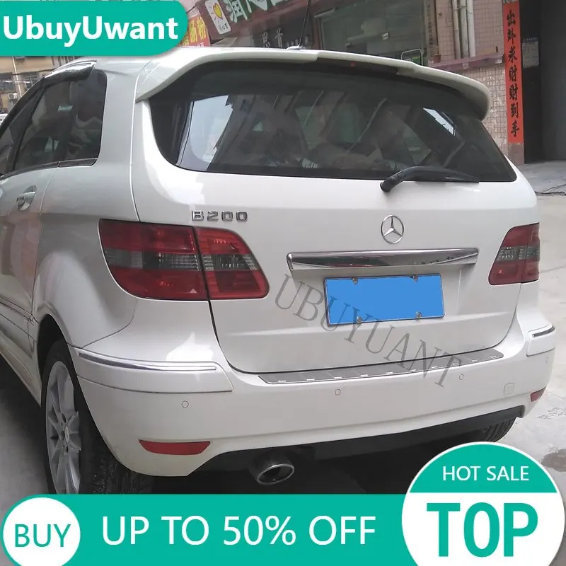 

For Mercedes Benz B-Class B200 2009 2010 2011 Car Rear Trunk Spoiler ABS Material Primer Color Car Tail Wing Decoration For B200