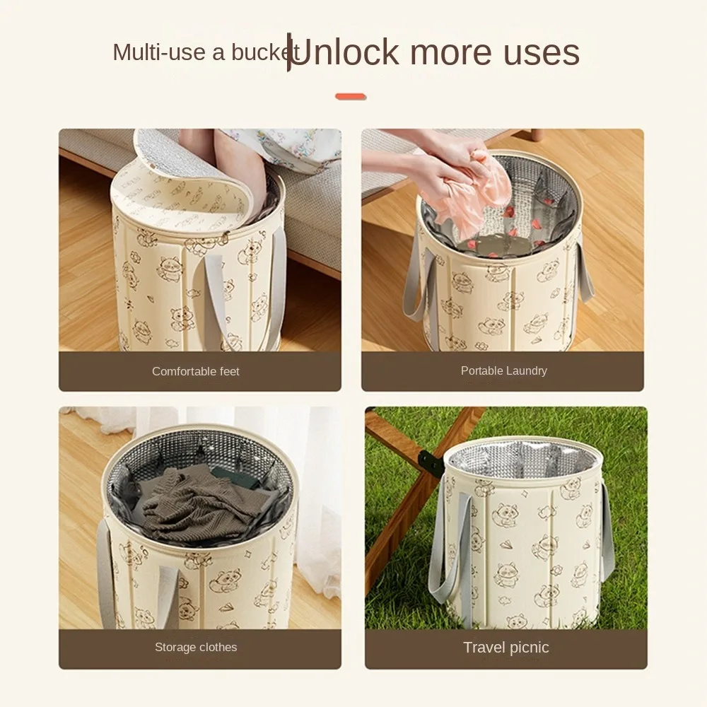 Высококачественная складная ванна для ног большая емкость спа-ведро воды