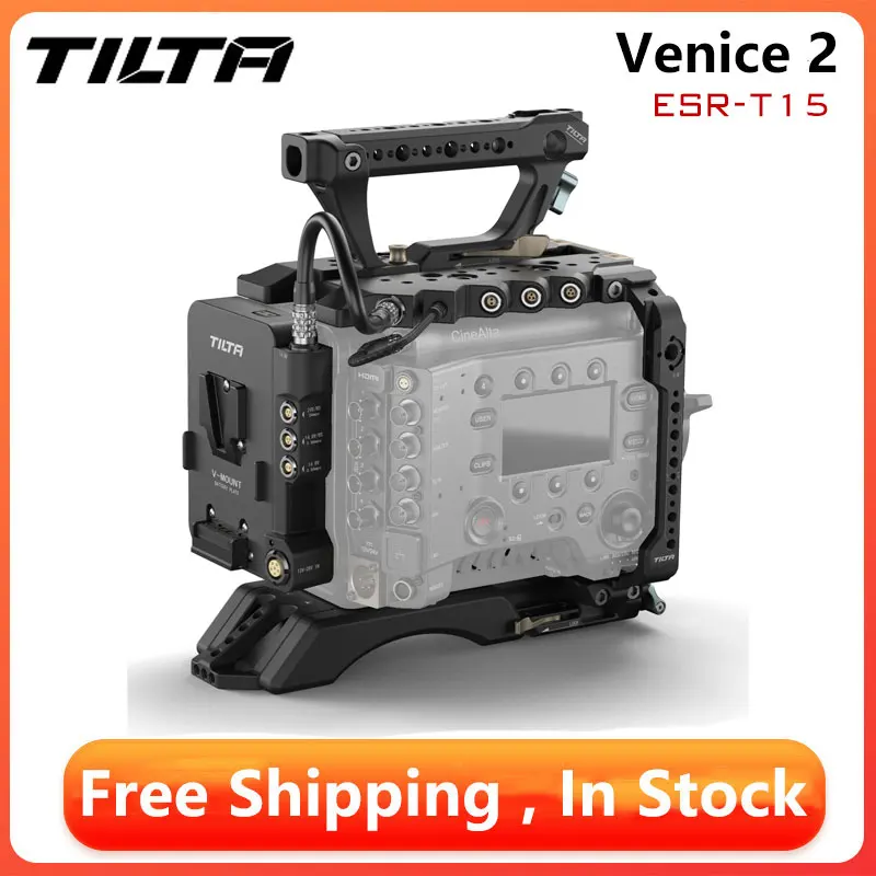 

TILAT ESR-T15-V Camera Cage для Sony Venice 2 Venice 1V-Mount и Gold Mount Battery Plates Top Handle Battery Plate