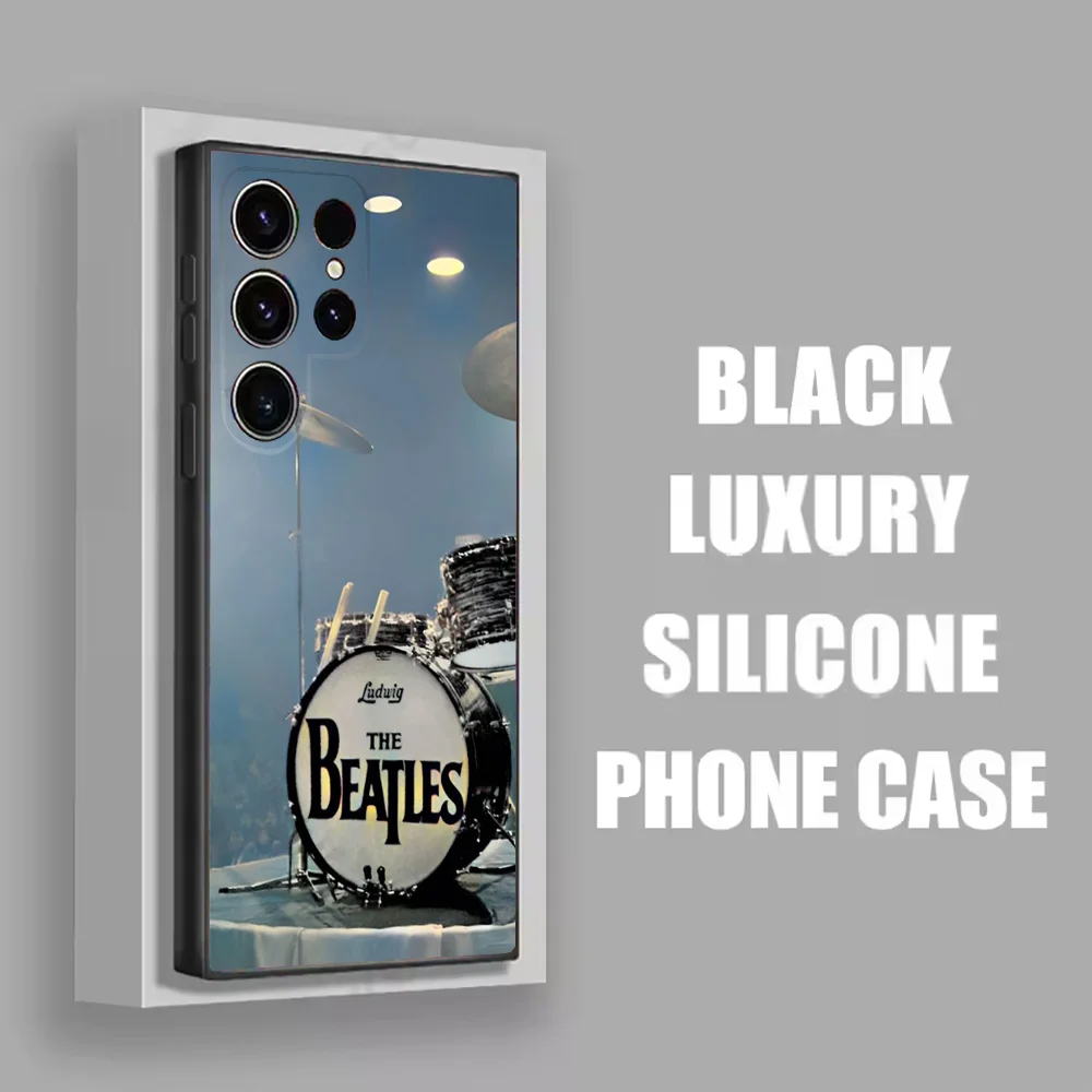 Band-T-The-B-BeatlesS-S Phone Case For Samsung S25 S24 S21 S22 S23 S30 Ultra S20 Plus Fe Lite Note 10 Black Soft Shell