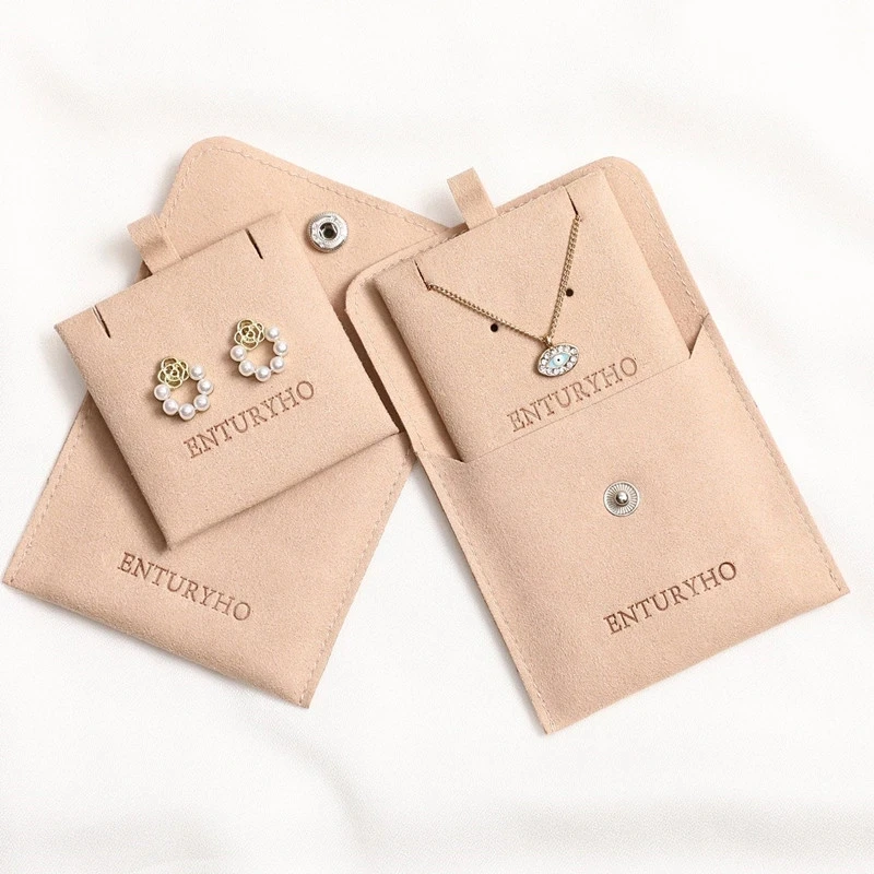 Изготовленный на заказ биоразлагаемый конверт шнурке из микрофибры подарочная