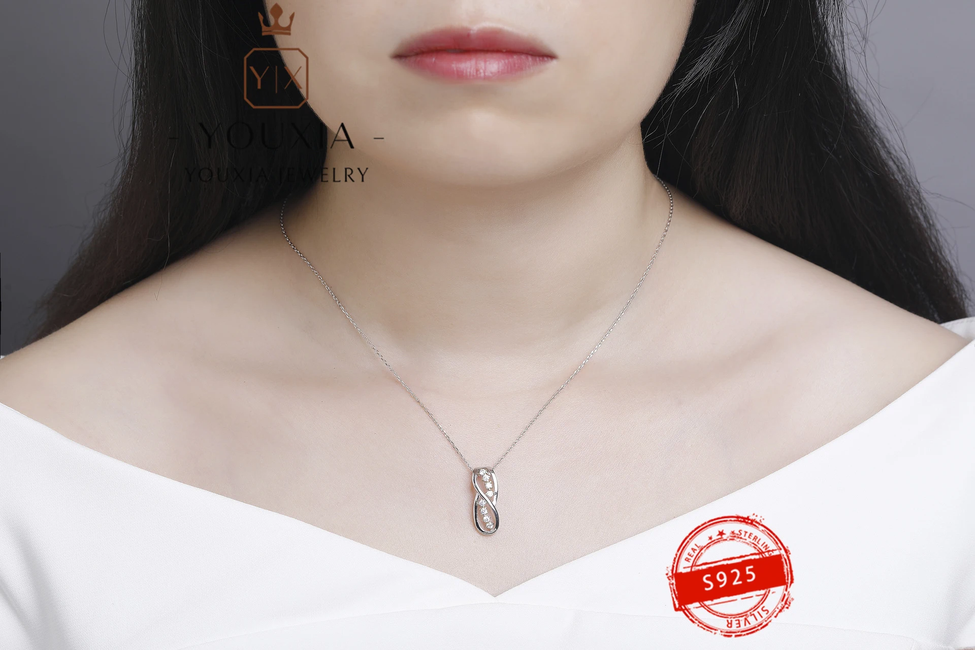 hot selling own brand diy s925 silver design full diamond party banquet fashion personality ladies high fashion shiny jewelry free global shipping