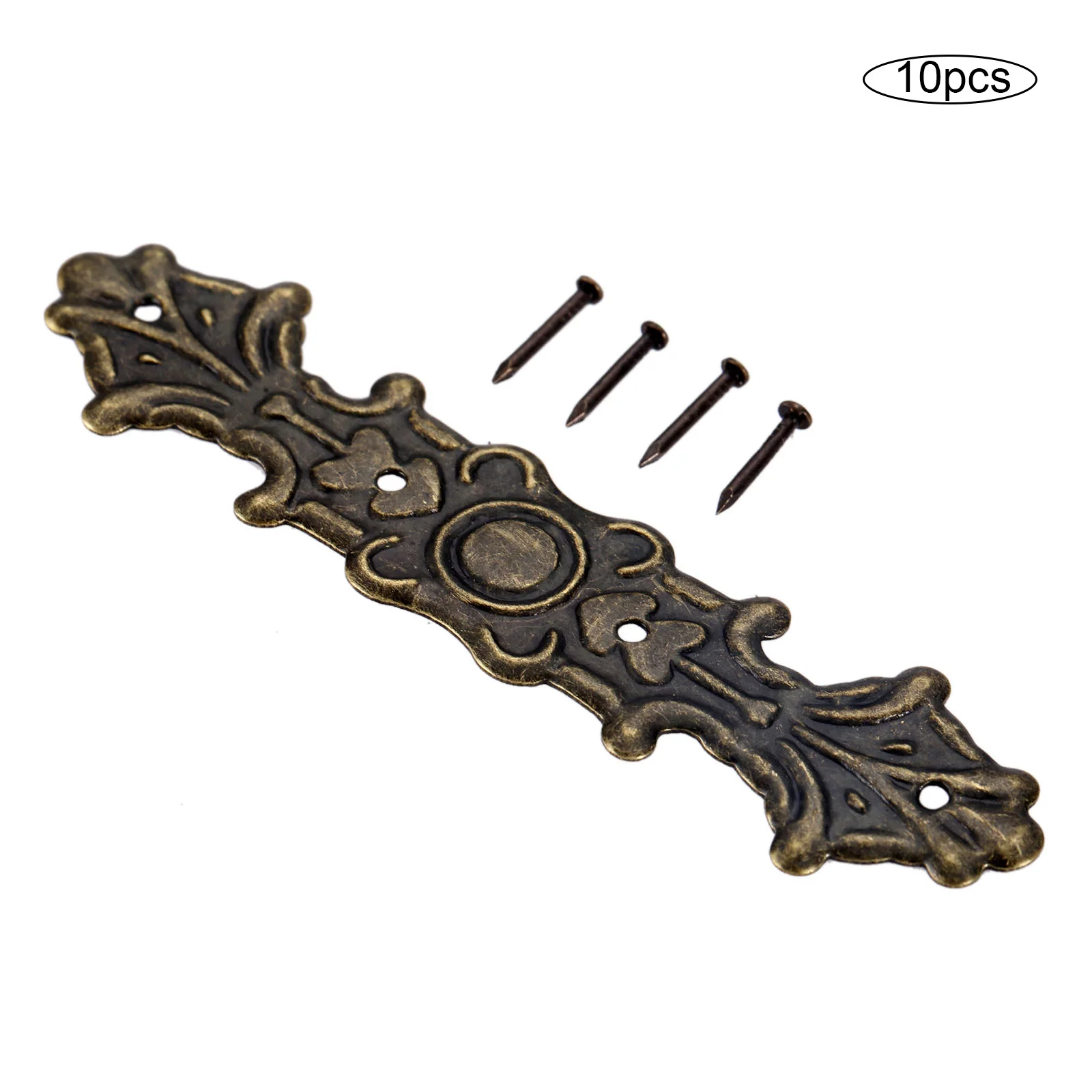 

Металлические угловые кронштейны 10 шт., античная бронза для меню, фоторамки, шкатулки для ювелирных изделий, скрапбукинга, мебели, декоративная защита