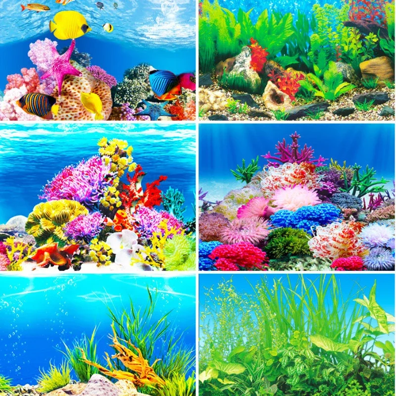 Фон для аквариума 3d | AliExpress