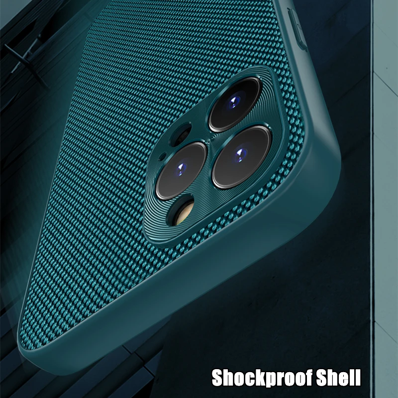 Противоударный чехол для OPPO Find X3 Lite плетеный нейлоновый мягкий силиконовый