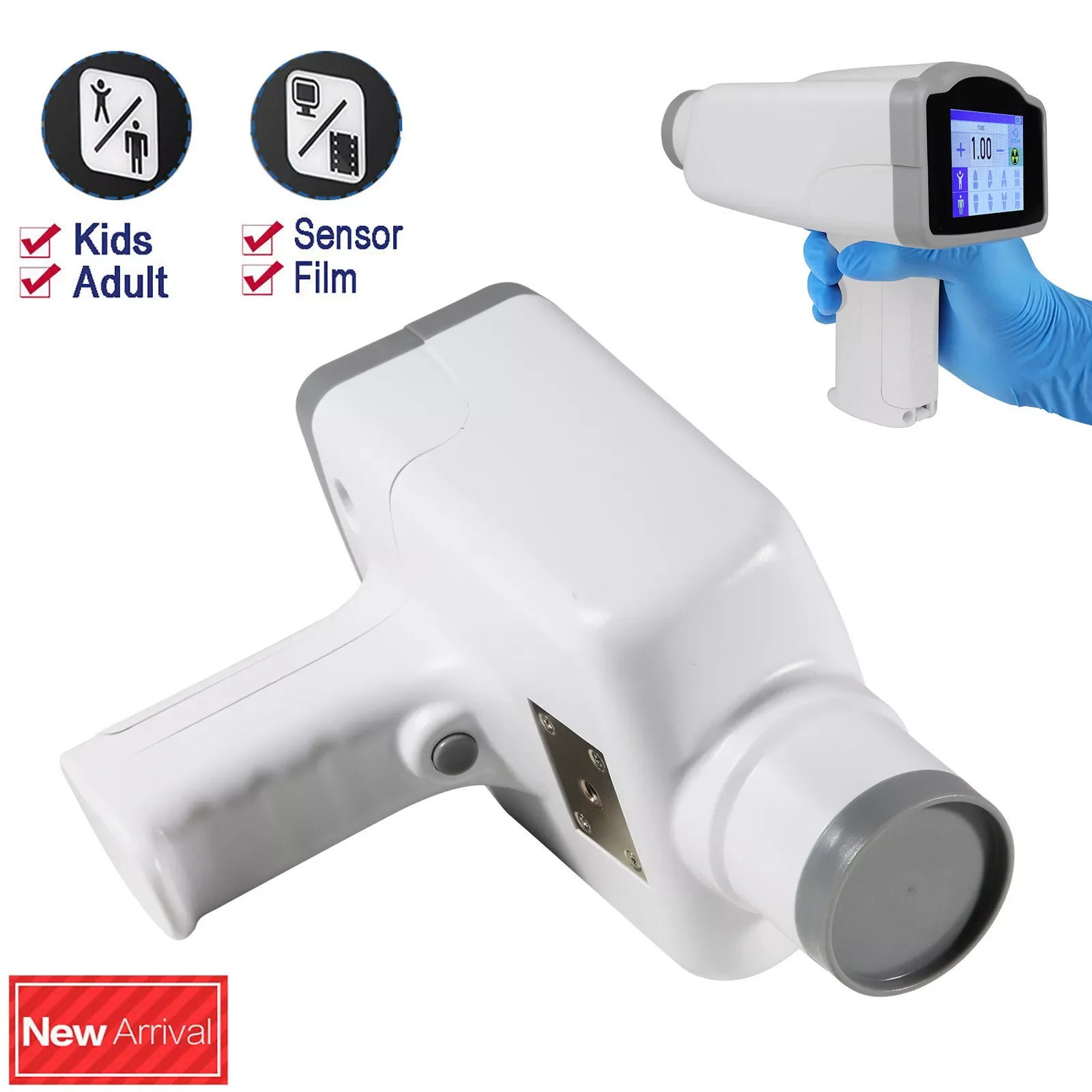 Портативная стоматологическая система изображения RayX Machine работает с датчиком X