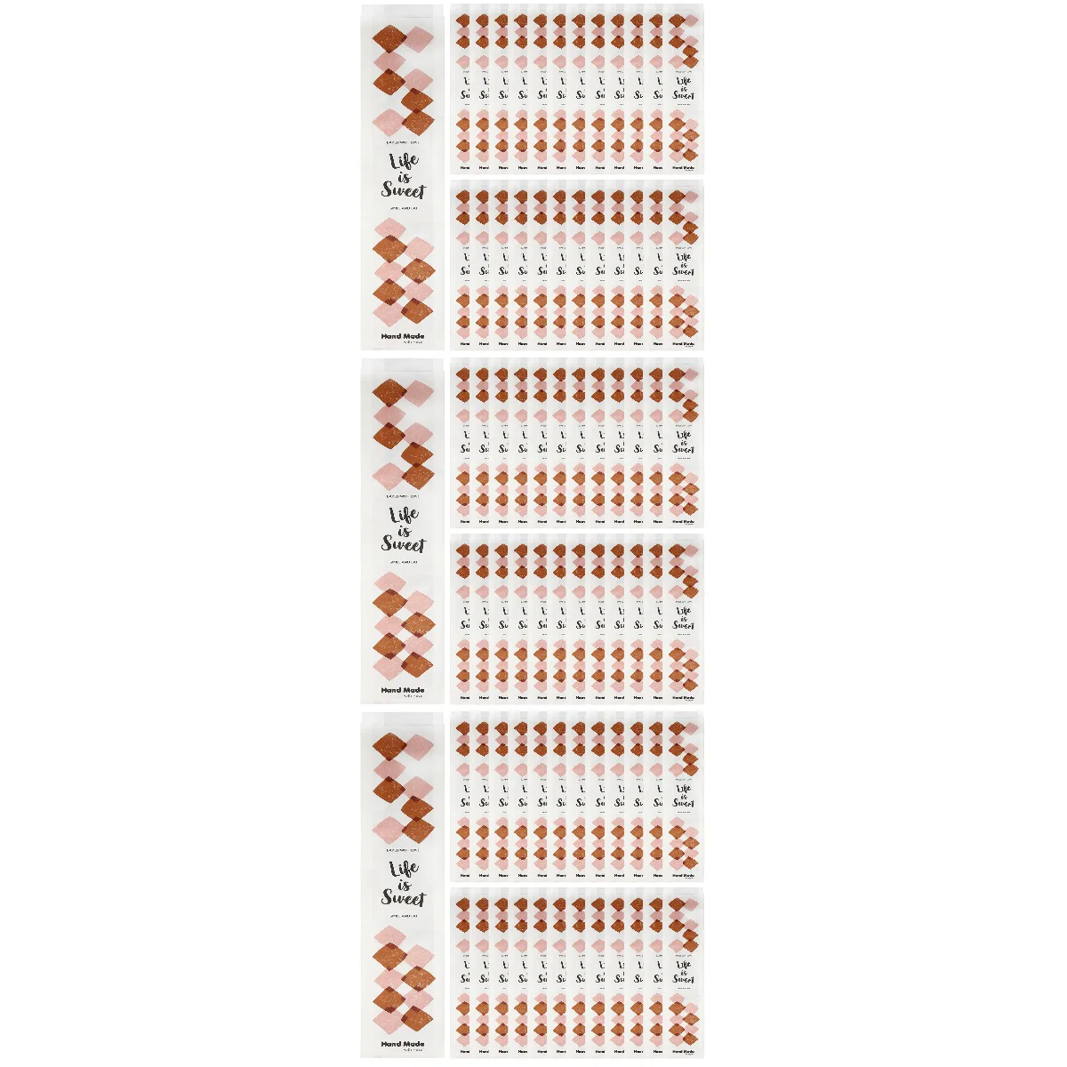 

300 pcs Bread Bag Cookie Packaging Bag Long Homemade Bread Bakery Storage Bag