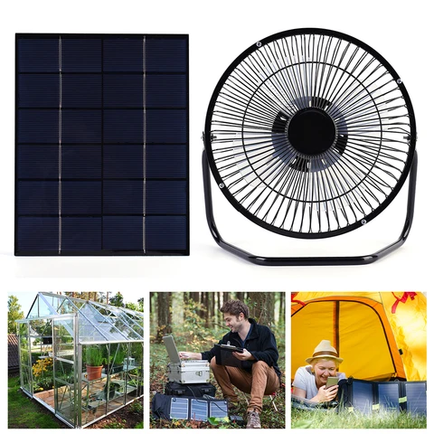 Солнечная панель Shunmaii 7 Вт с вентилятором