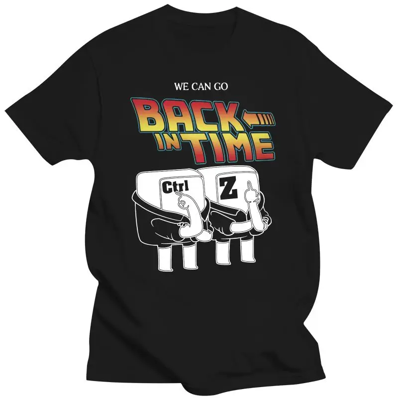 

Мужские футболки с круглым вырезом, винтажные забавные рандомные ретро-футболки Ctrl Z, футболки для программирования, программирования, коди...