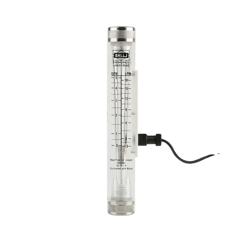 LZM-25G  tube type flowmeter(flow meter with stainless steel fitting) ,Flow switch sensor with upper or lower limits