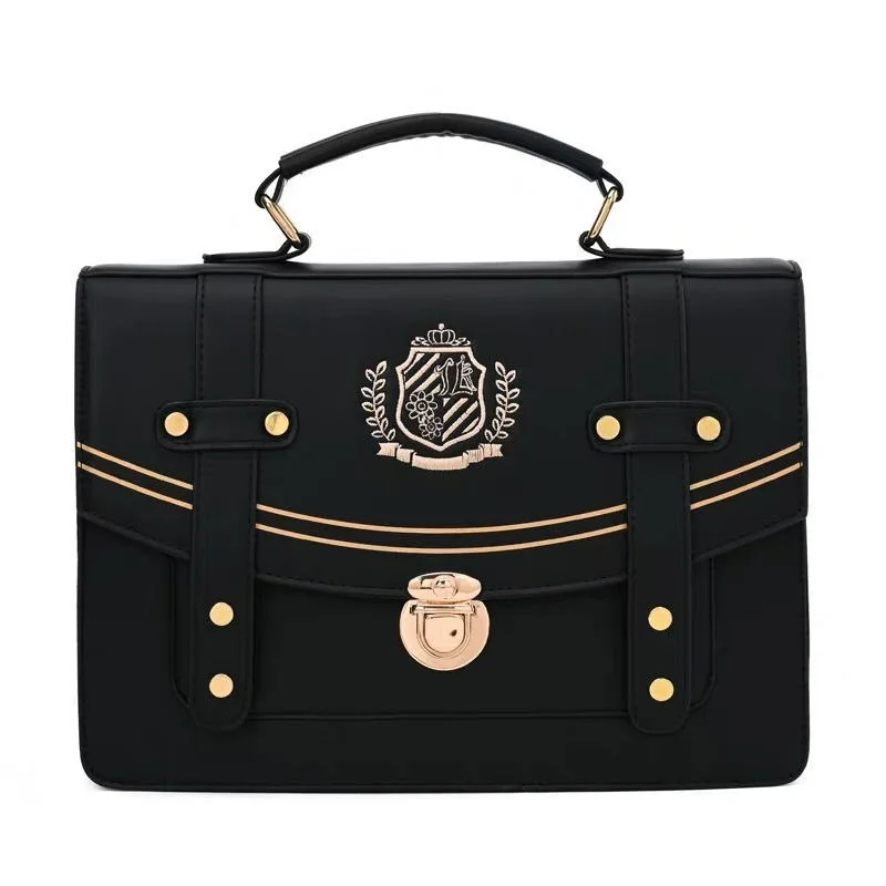 

2022 Trend Japanese JK School Uniform Handbags Women Cosplay Anime PU Backpack Female Satchel Shoulder Bag Girl Messenger Bags