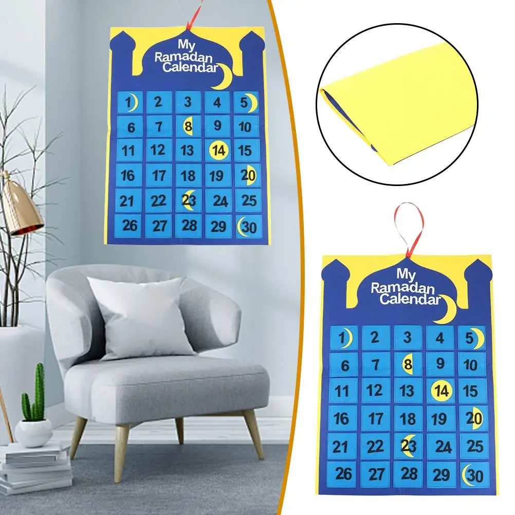 

Ramadan Calendar 2022 Eid Mubarak Hanging Countdown Calendar 30 Days Advent Calendar Ramadan Decorations for Home