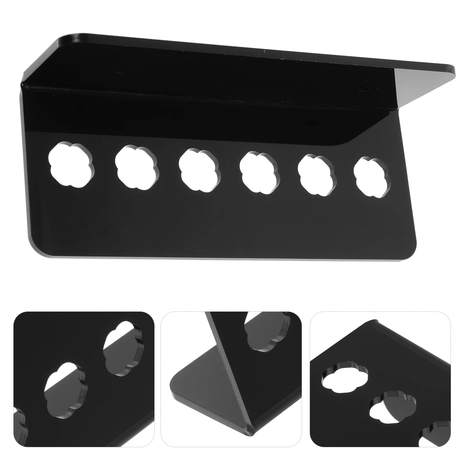 

Парикмахерская модель, 6 ячеек, стойка для ножниц, Парикмахерская Кисть для макияжа, стойка для салона, брикет