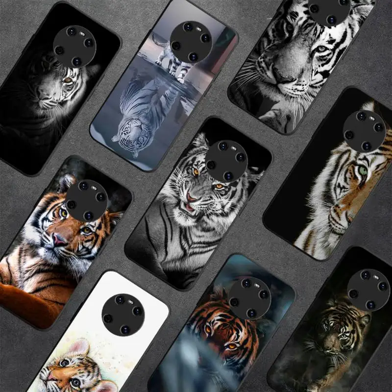 

Tiger Animal Phone Case For Huawei Y 5 Y62019 Y52018 Y92019 Luxury funda case for 9prime2019