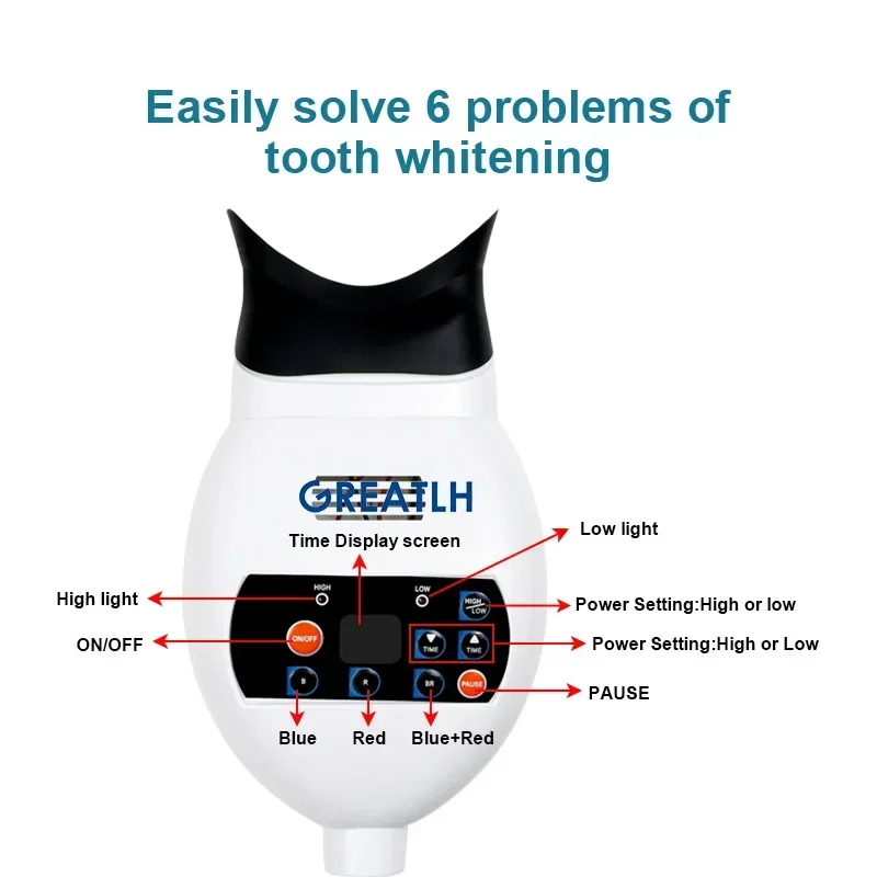 Стоматологическая лампа GREATLH стул с креплением на для отбеливания зубов система