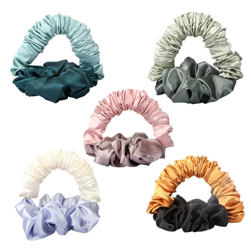 

Soft Heatless Curling Headand No Heat Ponytail Hairband Hair Curler Hairbands Lazy Scrunchie Rollers Hairdresser Tools
