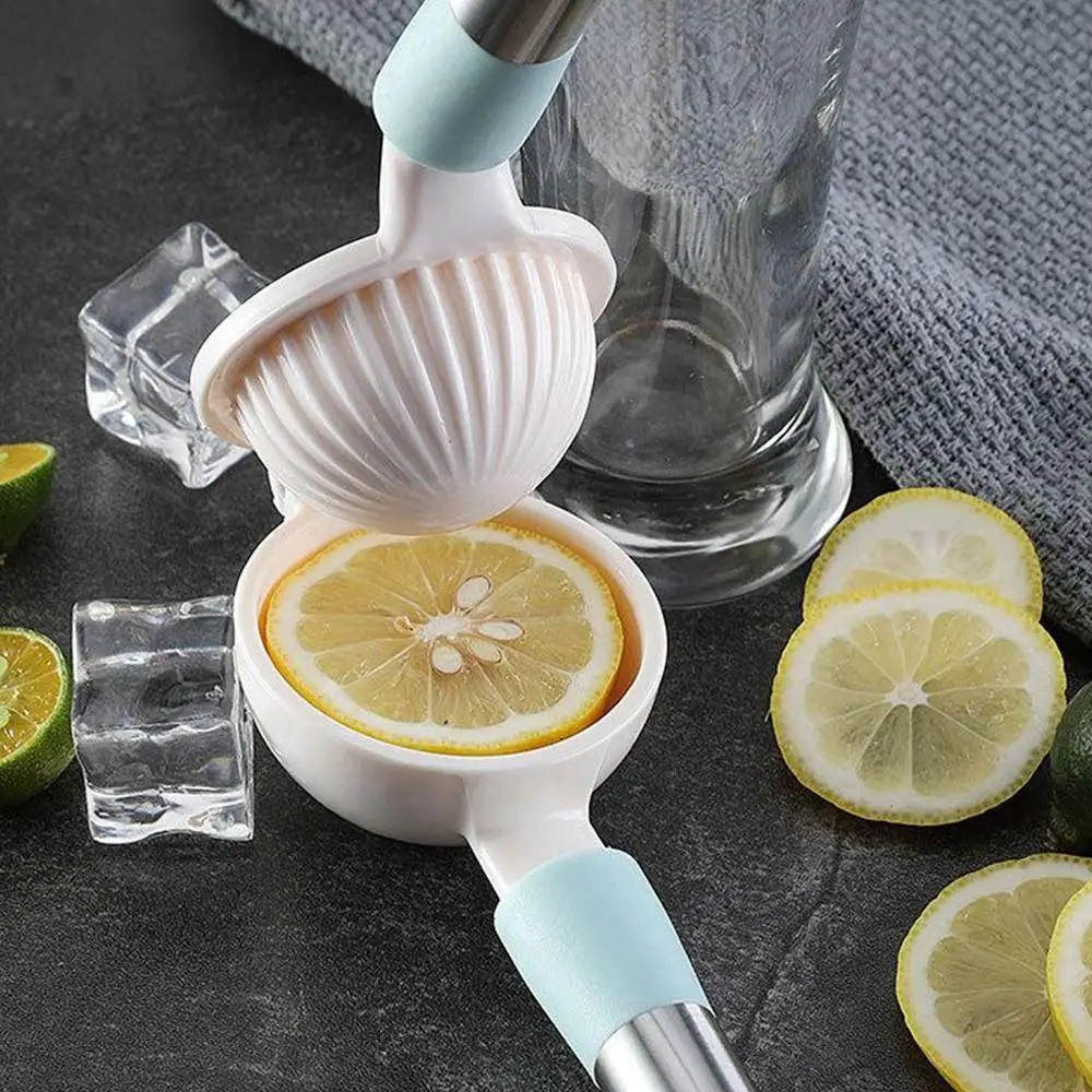 Домашняя лимонная ручная соковыжималка для фруктов пластиковая цитрусовых