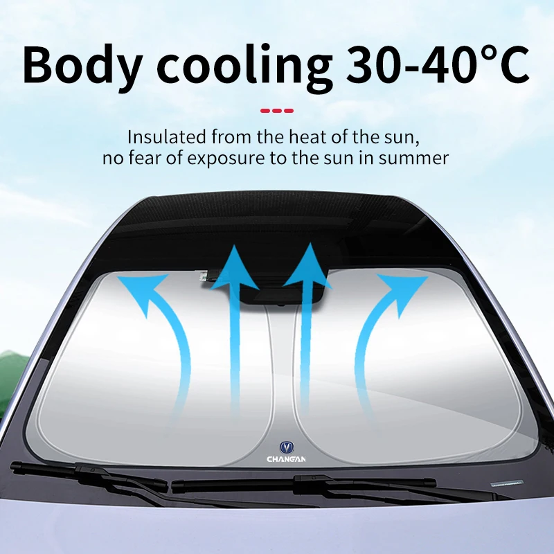 

Car Sunshade Foreshade UV Protection Auto Heat Shield Summer Shade Accessories For Changan CS75 CS35 CS15 CS95 CX70 CS55 CS85 CX