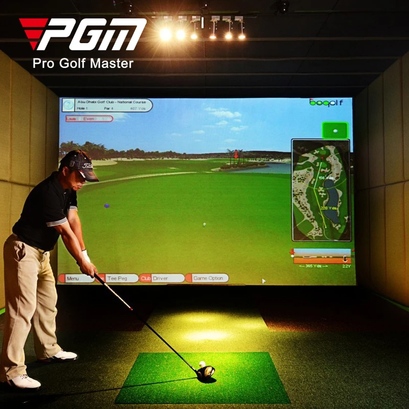 

PGM indoor Golf simulator with Infrared Simulator Projection for Golf Game/Competition