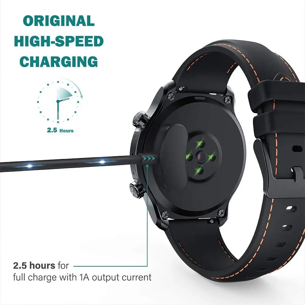 

Parts Fast Charging USB Charger For Ticwatch Watch Magnetic Charging Cable Smart Watch Charging Cradle Power Cable