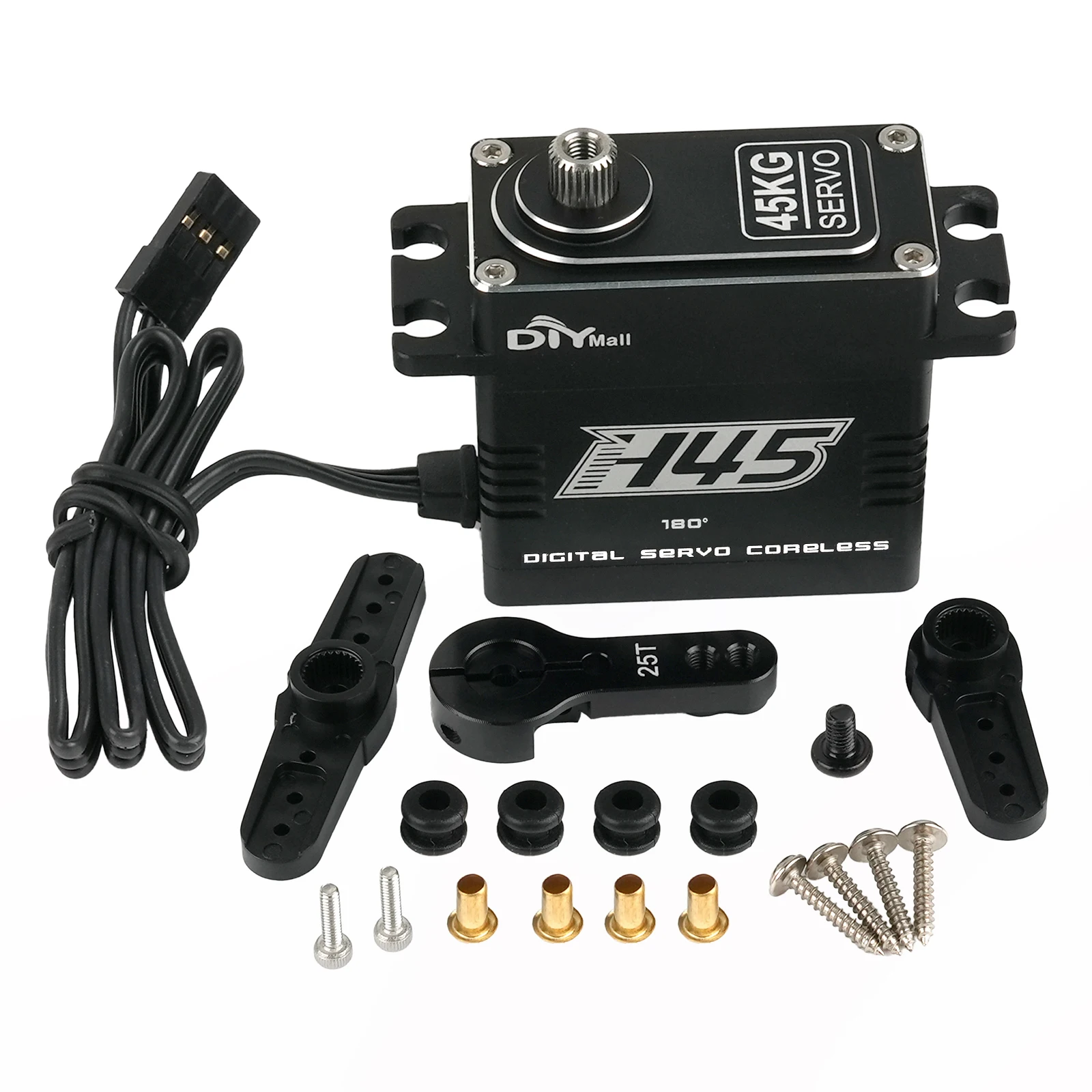 55 кг 60 65 70 Сервопривод с металлической шестерней 40 45 50 Бесщеточный двигатель