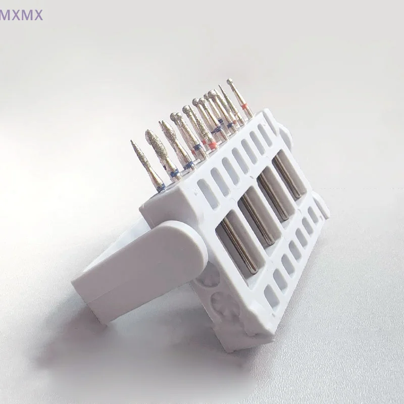 1 шт. 18 отверстий деревянный держатель для сверл ногтей подставка дисплея коробка