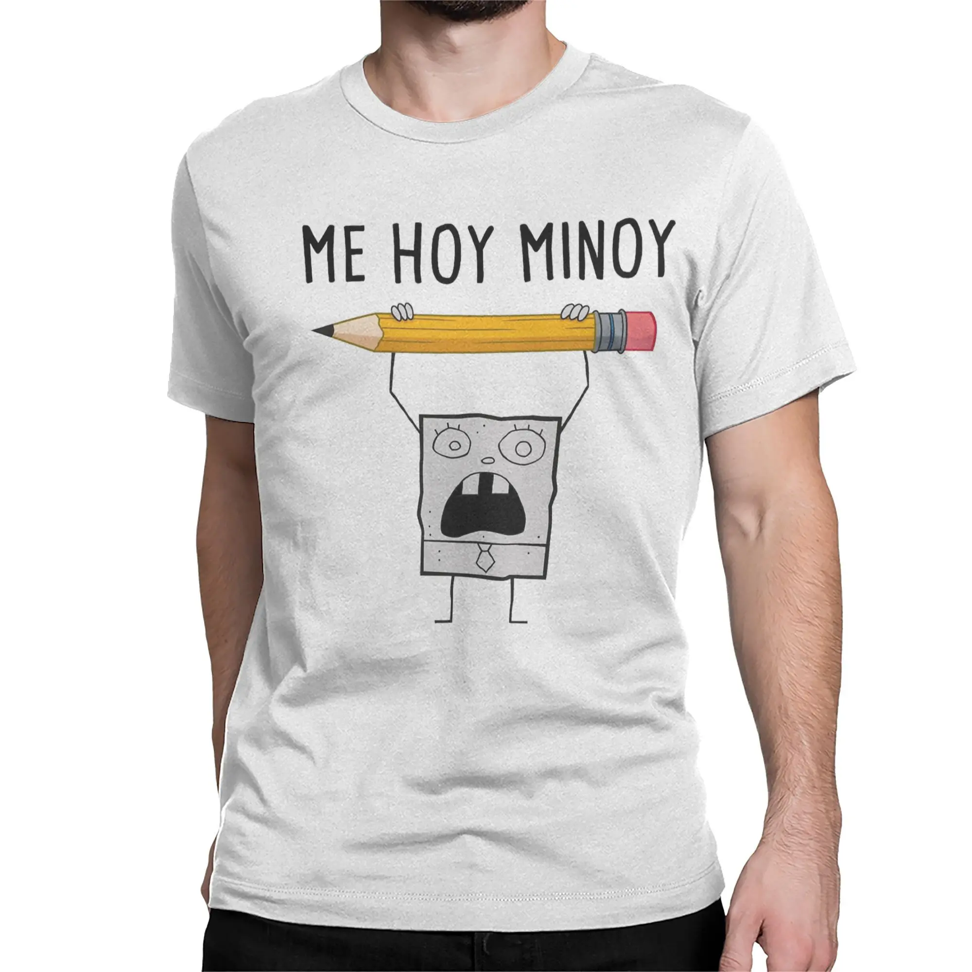 Футболка с портретом SpongeBobed Doodle Bob Me Hoy Minoy для мужчин и женщин модные футболки