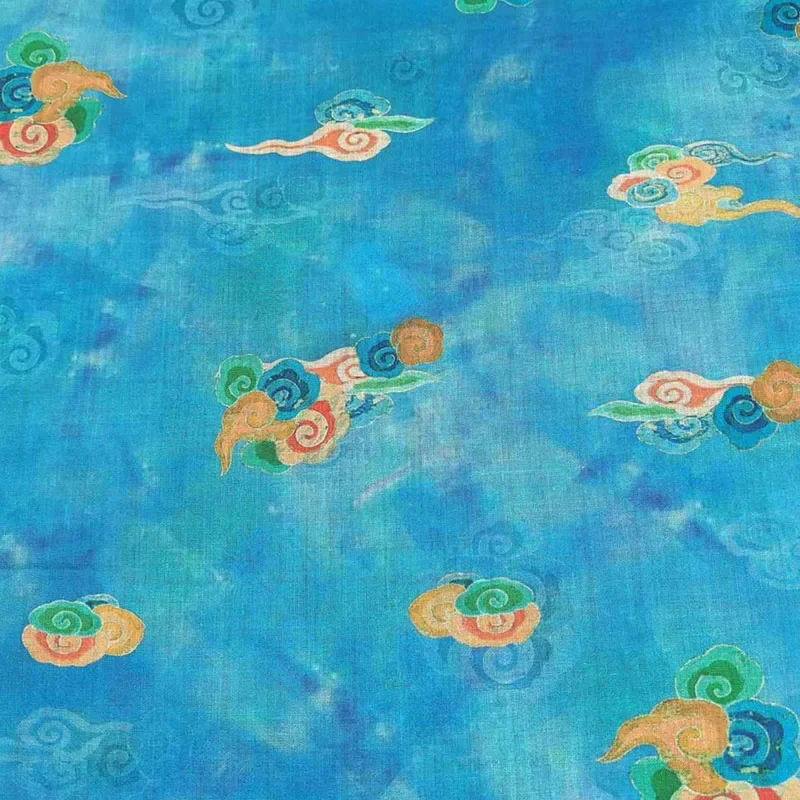 Ткань в китайском стиле 50 х140 см оптовая и розничная продажа женская летняя ткань