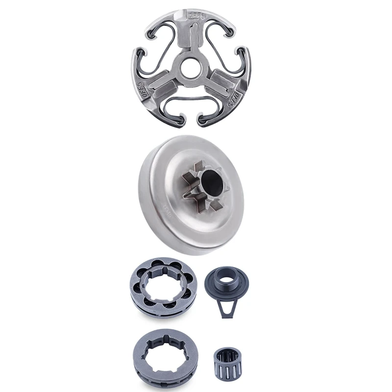 

Новый 3/8 дюймовый барабан сцепления, звездочка, Червячная Шестерня, клетка подшипника, комплект для HUSQVARNA 365 371 372 372XP 362, запчасти для бензопилы