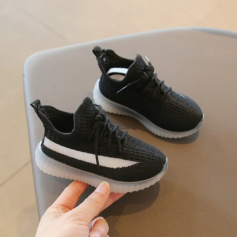 

New Sport Children Shoes Kids Boys Girls Sneakers Summer Net Mesh Breathable Casual Shoes Lace Up Outdoor Flat Running