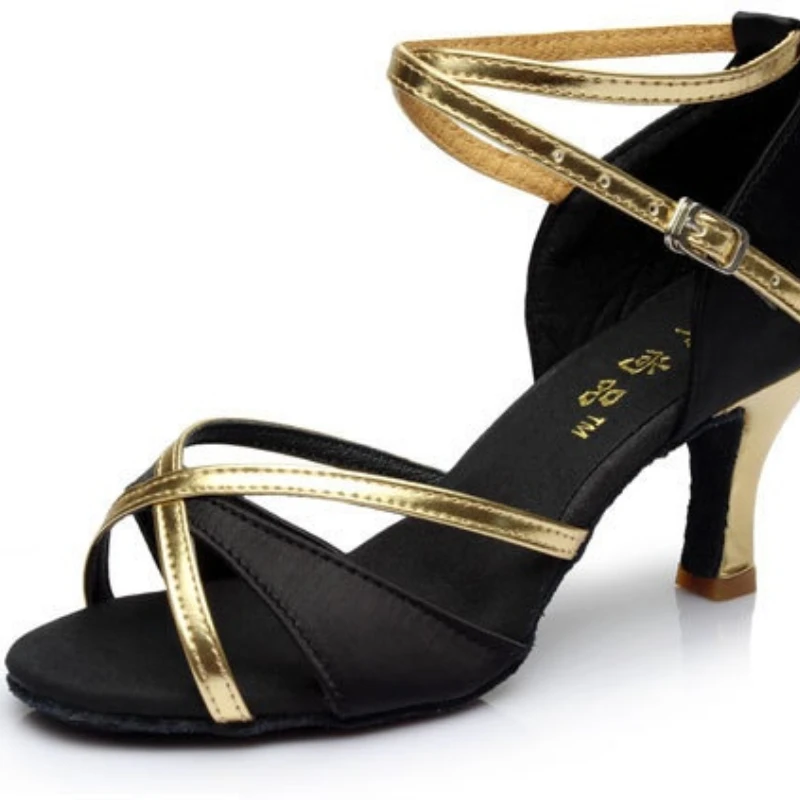 Hot Selling Women's Tango/Ballroom/Latin Dance Dancing Shoes Heeled Salsa Professional Dancing Shoes For Girls Ladies 5cm/7cm