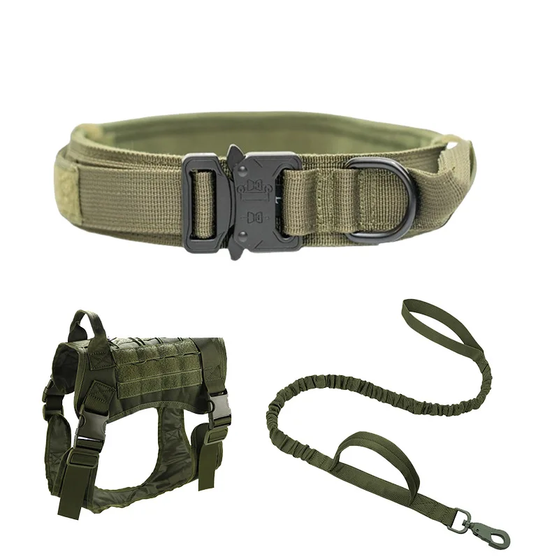 

Dog Accessories Pet Supplies Tactical Dog Clothing Leash Dog Ring Three-piece Dog Clothing Explosion-proof Flush
