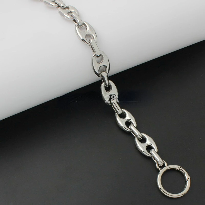 13mm NEWThick Chain Bag Strap Part DIY Handles Pig Nose Shoulder Strap Women Bag Accessories Suitable For handbag Crossbody Bag