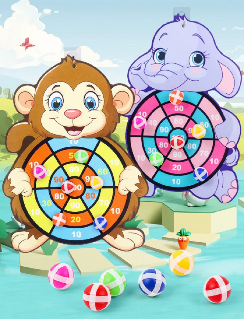 

Target Board gor Party Target Game Ball Toys Game Ball Sticky Sticky Children Dart Board Educational Sports Outdoor Toys Throw
