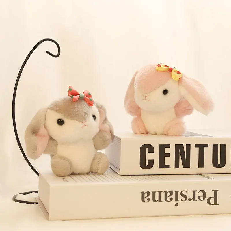 

Fashion Cartoon Cartoon Rabbit Doll Beautiful Exquisite Pendant Keychain Soft Lifelike Decoration Christmas Birthday Couple Gift